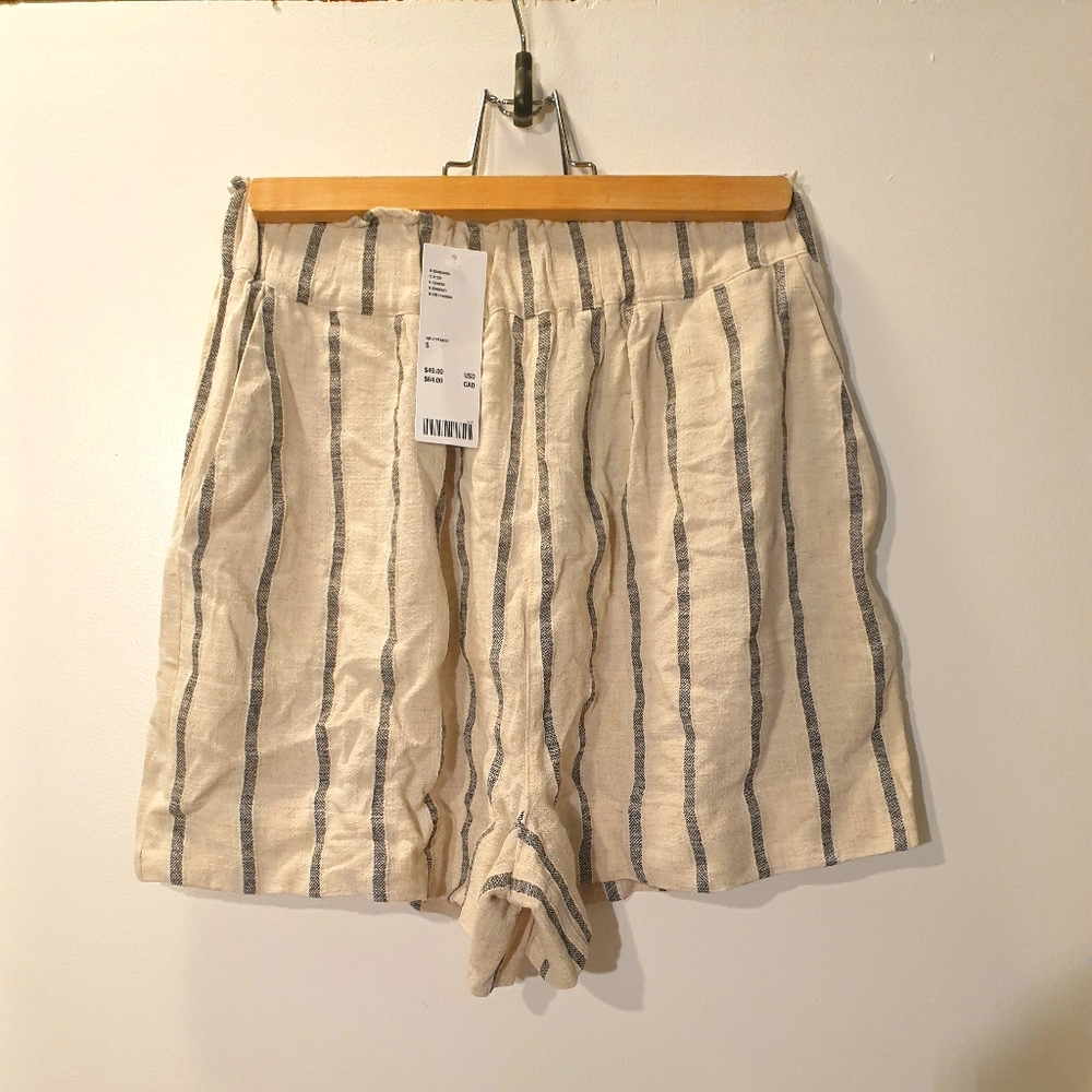 UO Linen-blend shorts